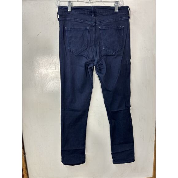 Old Navy Womens Rockstar Skinny Jeans Size 4/28 Short Mid Rise Dark Wash Denim - Picture 5 of 12